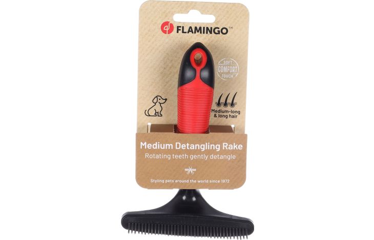 Flamingo Undercoat rake rotating Fine Premium Care