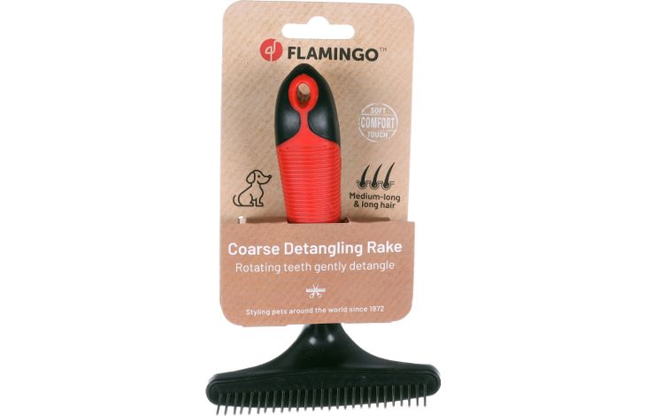 Flamingo Unterfellharke rotierende Premium Care