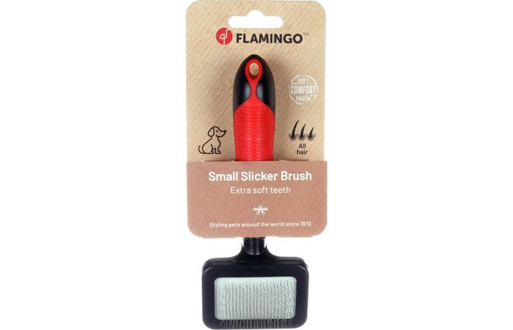 Flamingo Slicker brush Premium Care