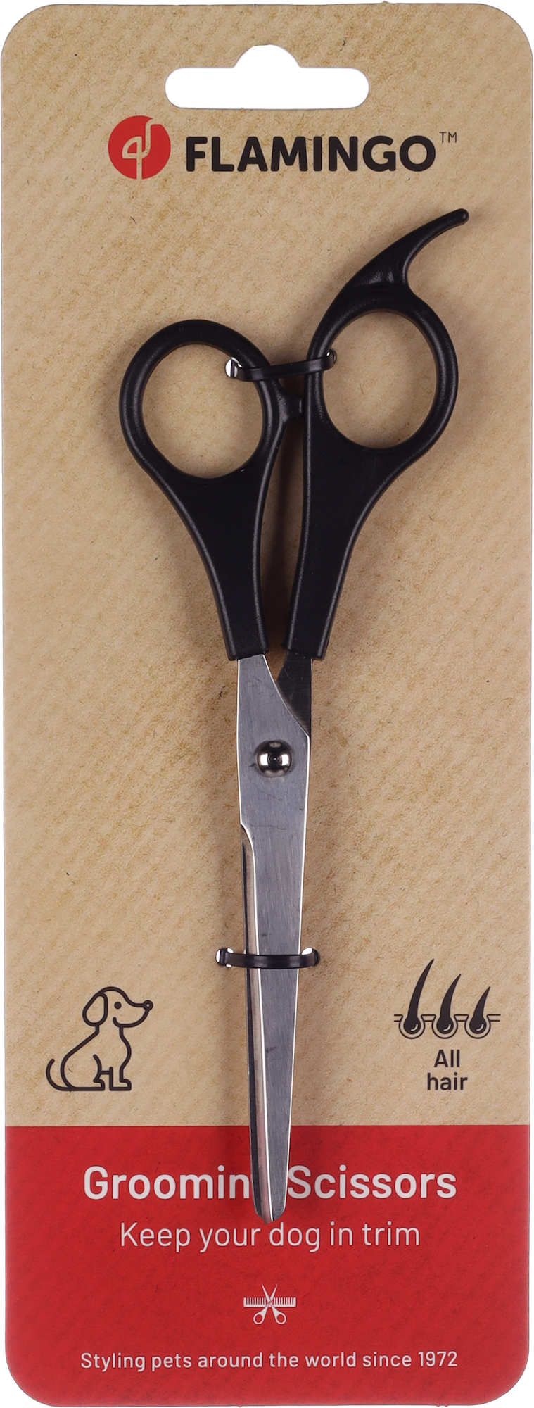 Flamingo Trimm-Schere Groo'me