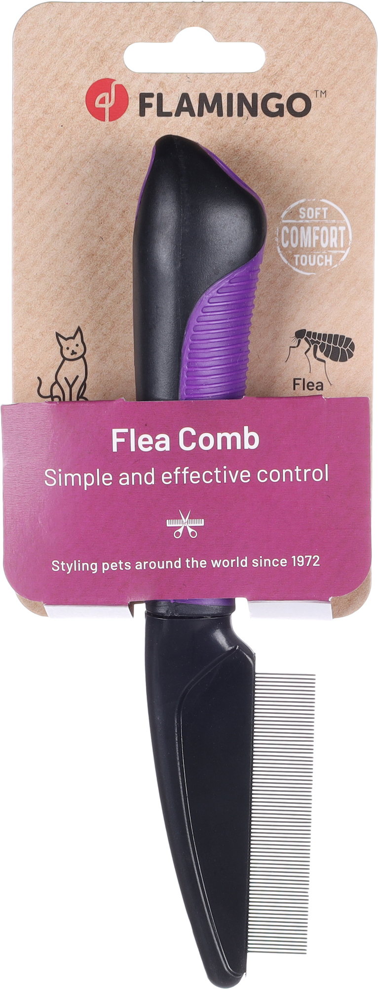 Flamingo Flea comb Premium Care