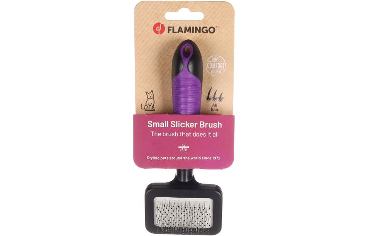 Flamingo Slicker brush Premium Care