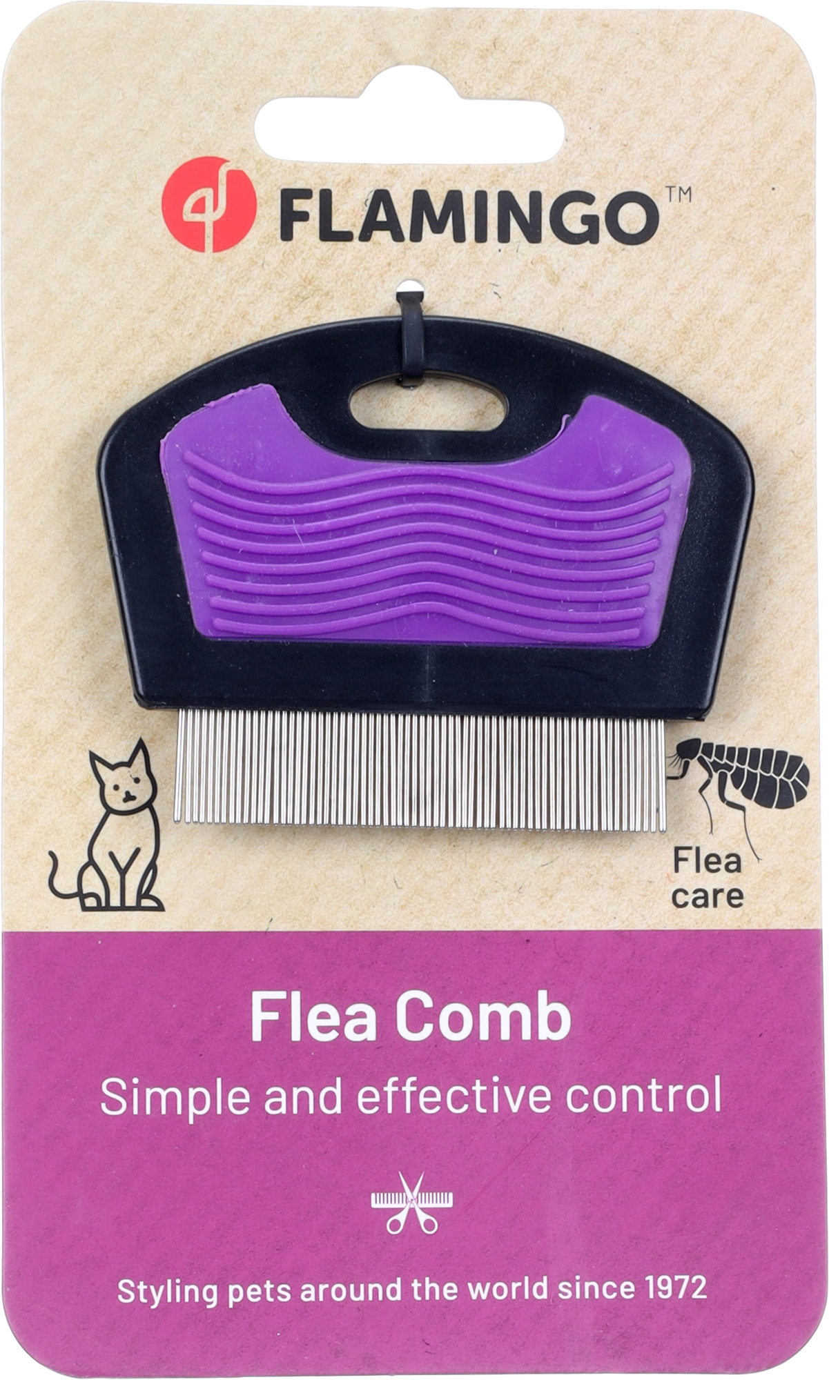 Flamingo Flea comb Premium Care