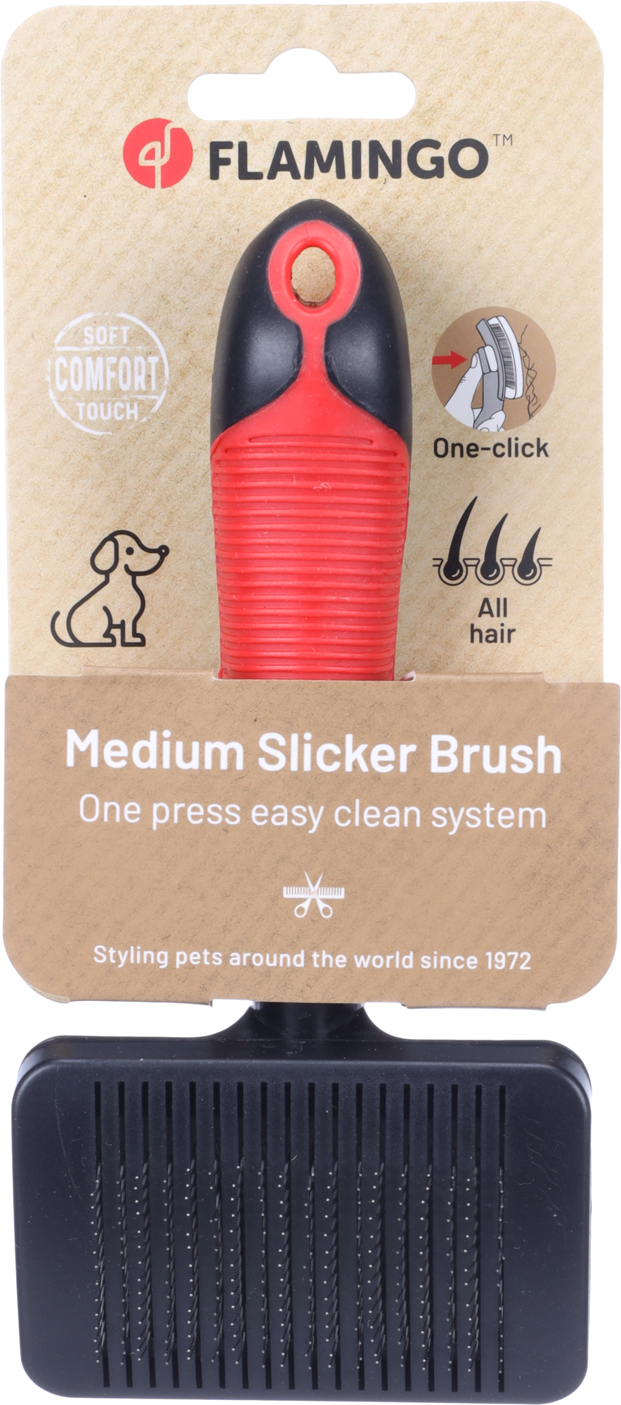 Flamingo Zupfbürste Easy Premium Care