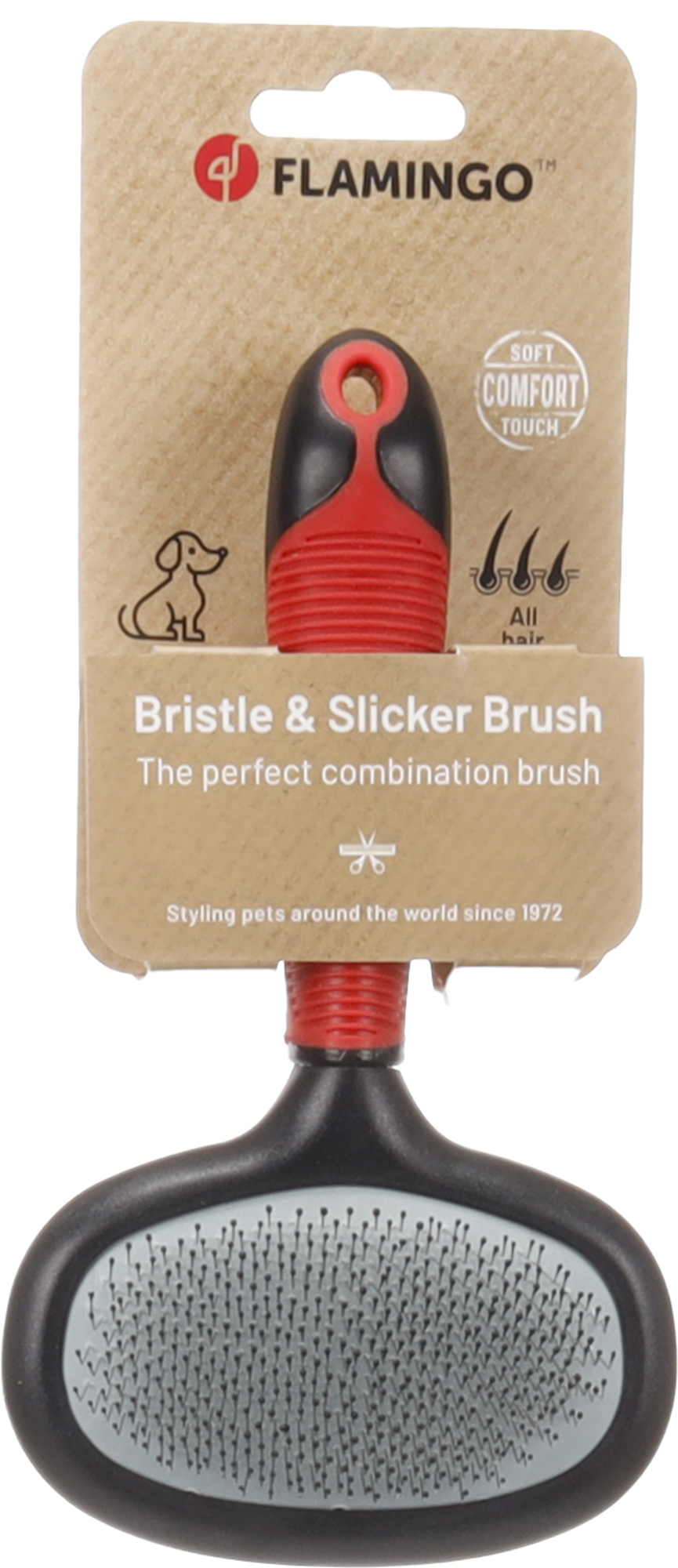 Flamingo Brush & Slicker brush Premium Care