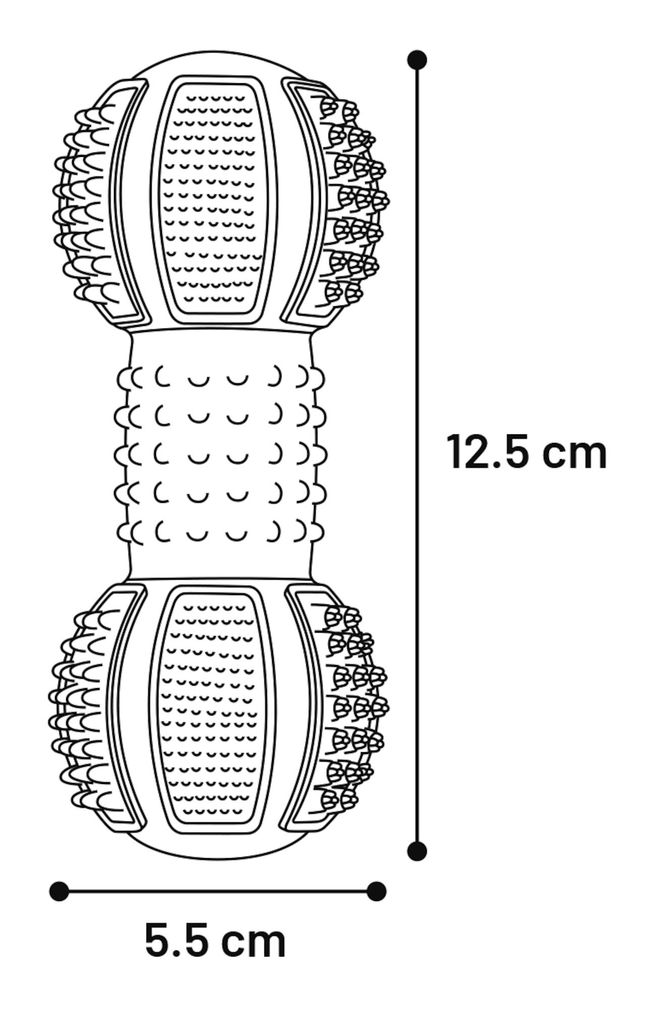 Flamingo Toy Ruffus Dumbbell Multiple colours