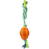 Flamingo Toy Ruffus Rugby Twist with rope Multiple colours