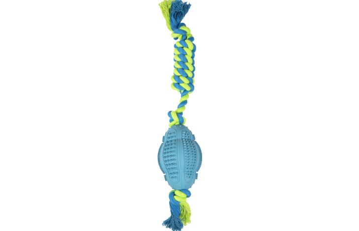 Flamingo Toy Ruffus Rugby Twist with rope Multiple colours