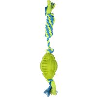 Flamingo Toy Ruffus Rugby Twist with rope Multiple colours