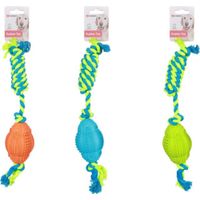Flamingo Toy Ruffus Rugby Twist with rope Multiple colours