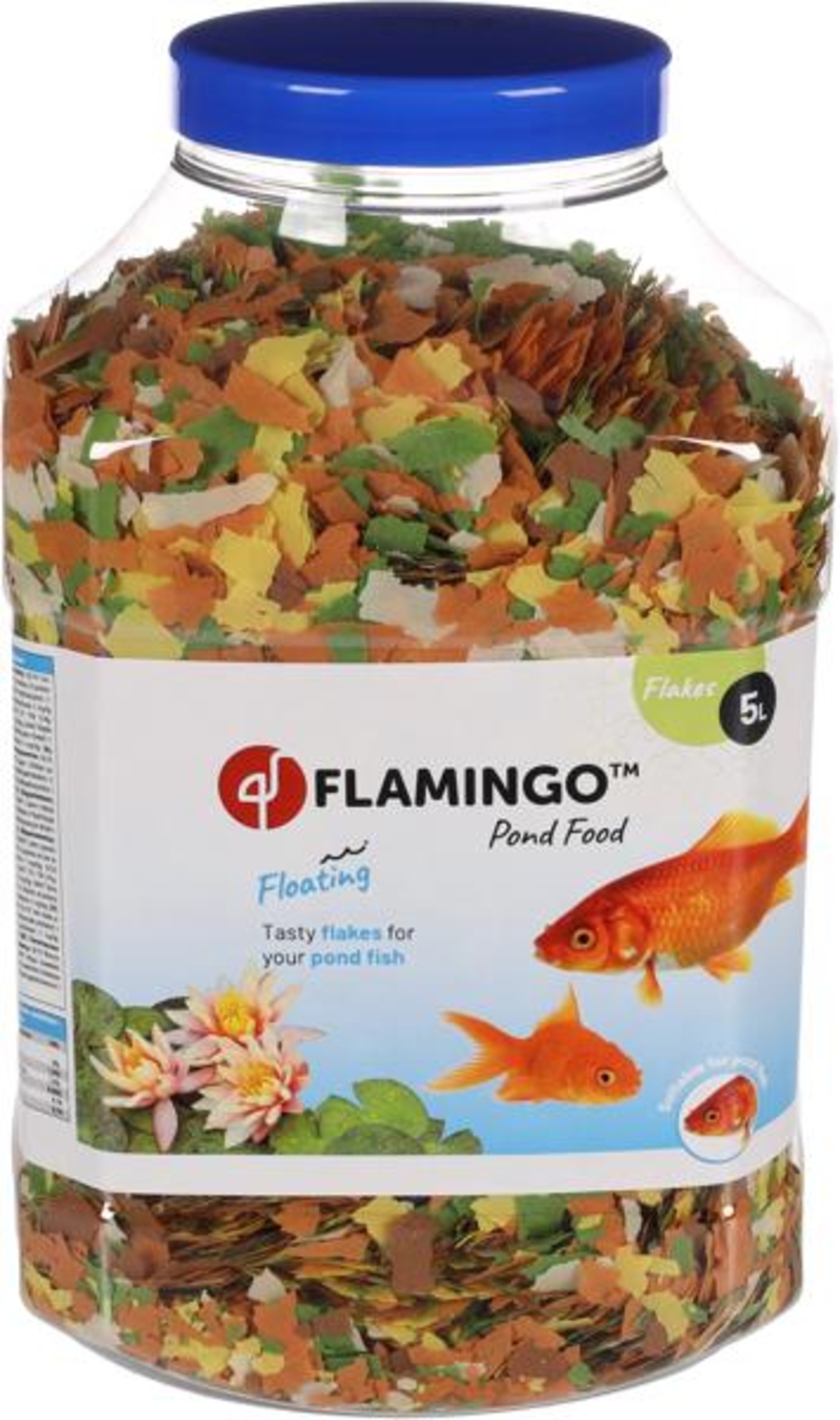 Flamingo Nourriture d'étang Jaune Vert Orange