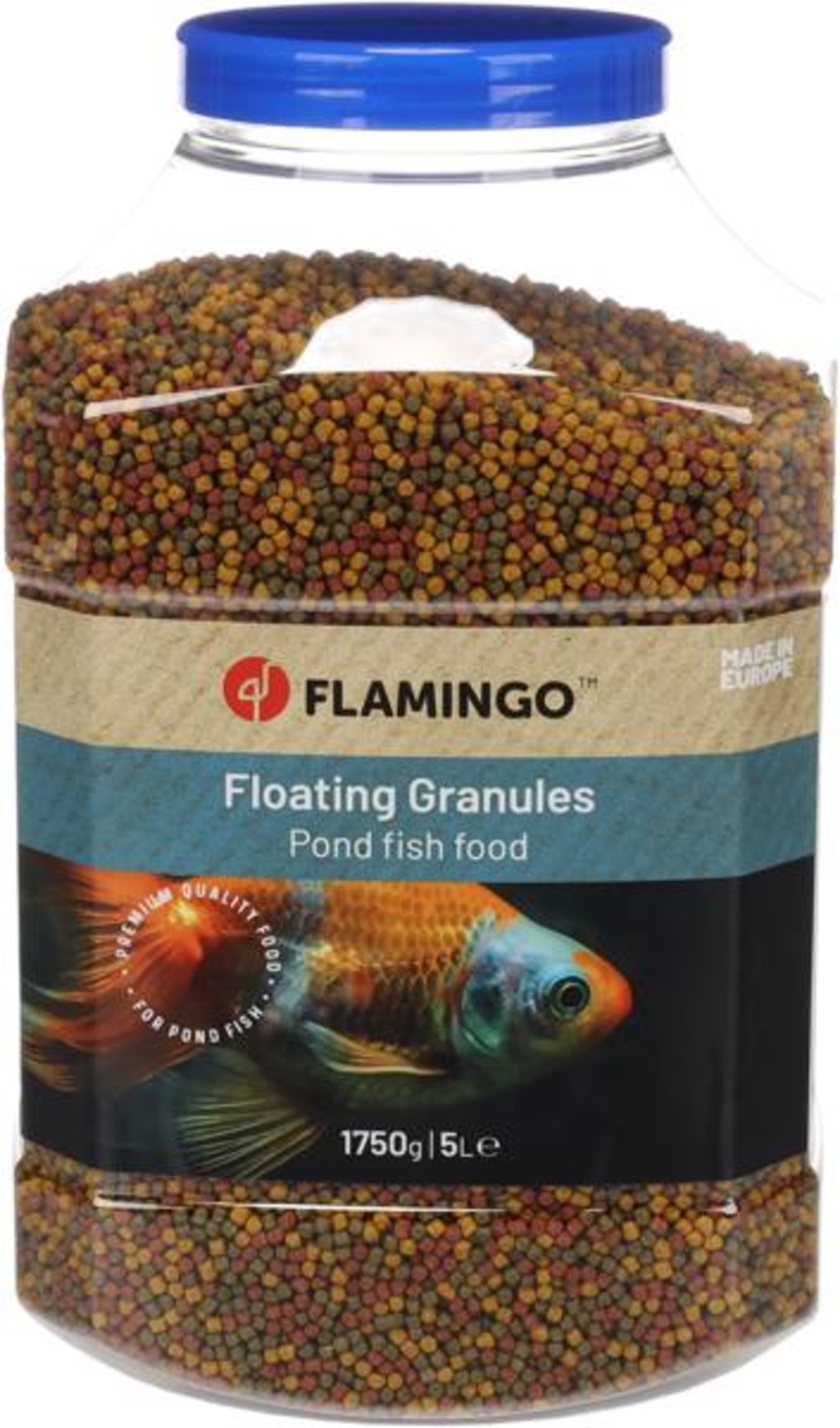 Flamingo Pond food Beige Green Red