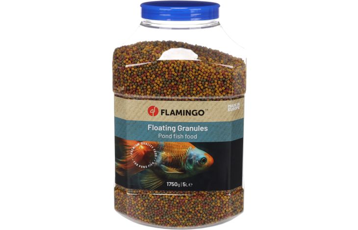 Flamingo Vijvervoer Beige Groen Rood