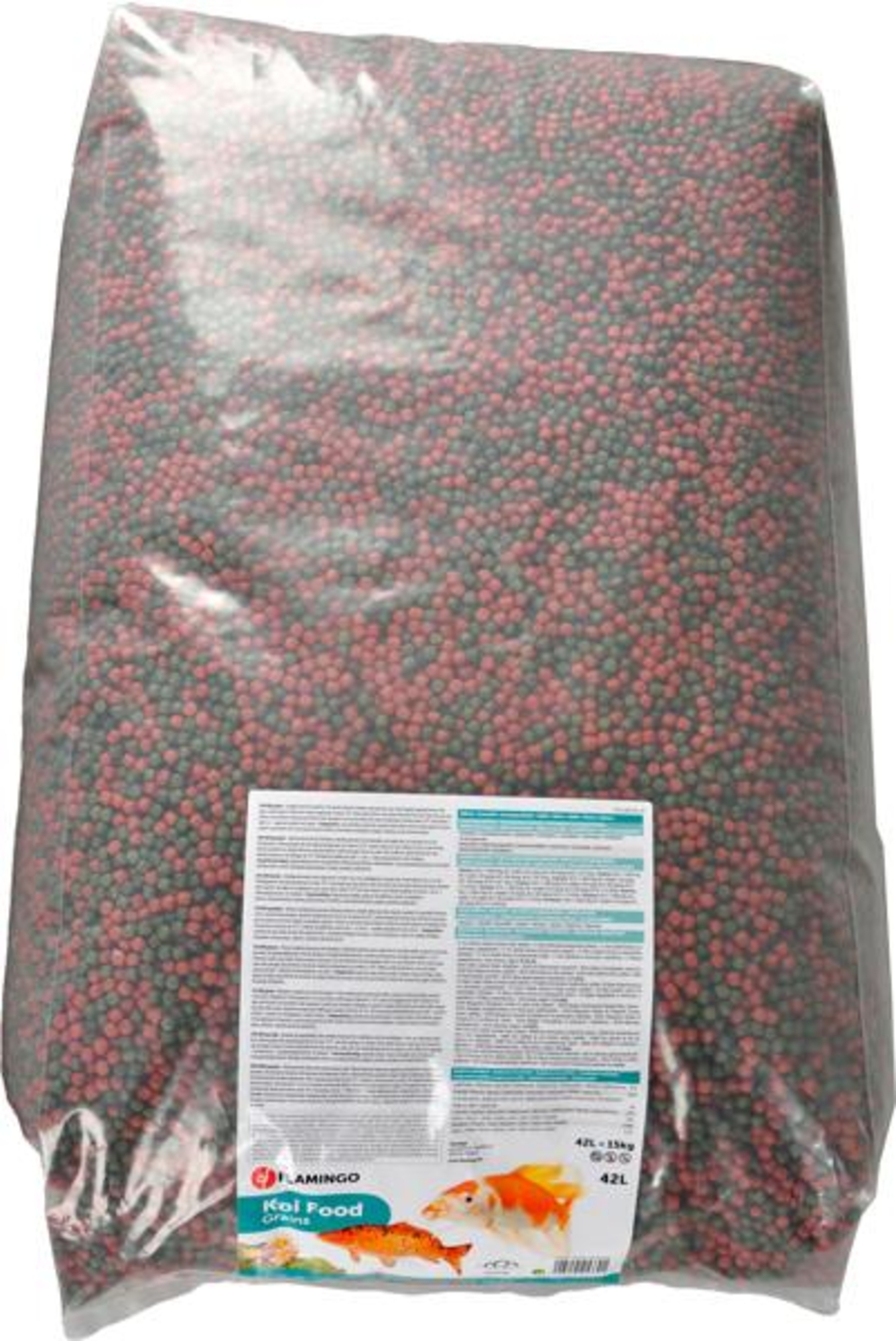 Flamingo Mangimi stagno Verde Rosso