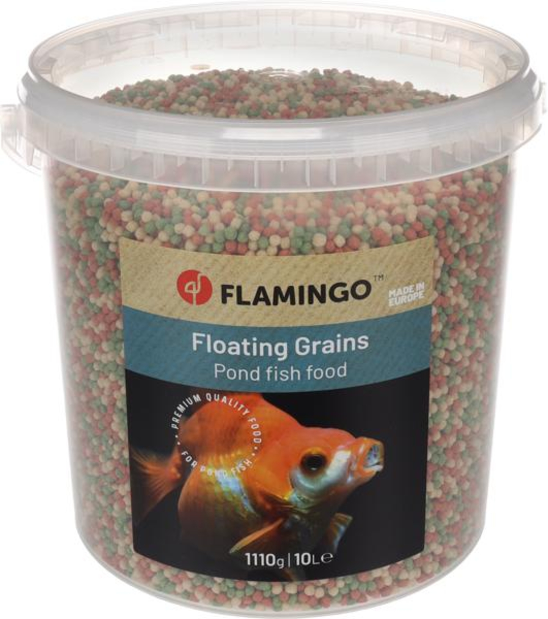 Flamingo Pond food Beige Green Red