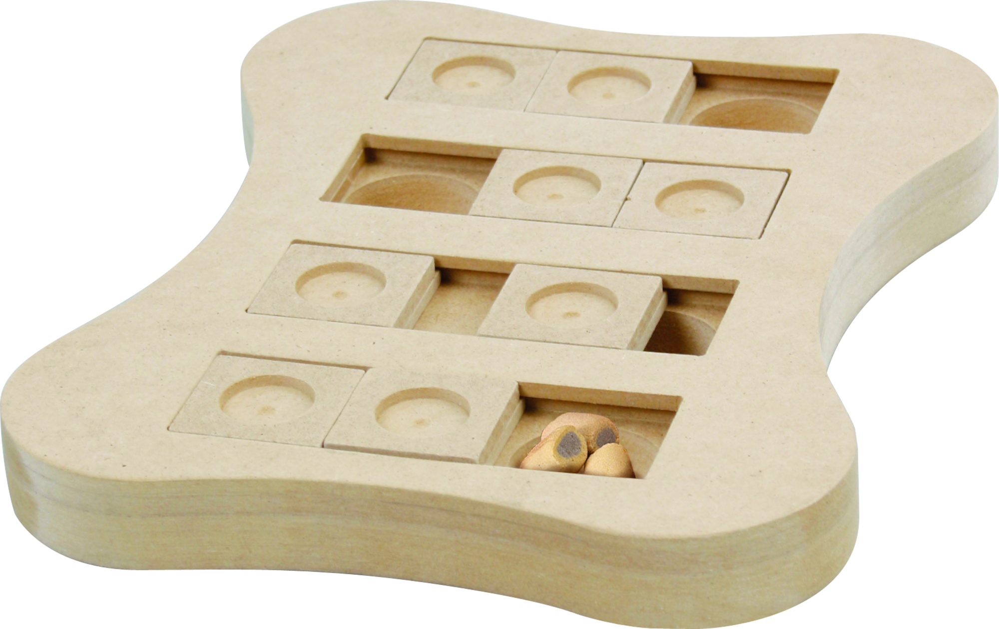 Flamingo Jouet Brain train Edison Os Brun clair