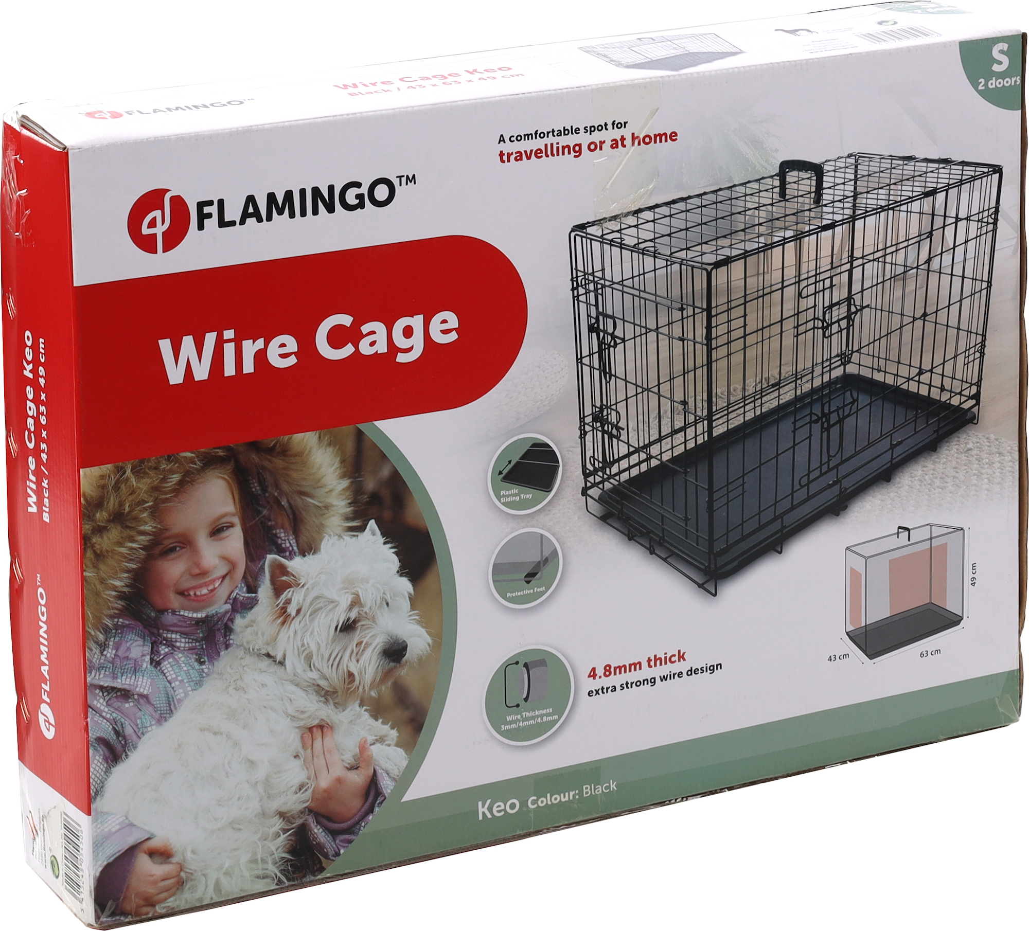Flamingo Wire cage Keo Black
