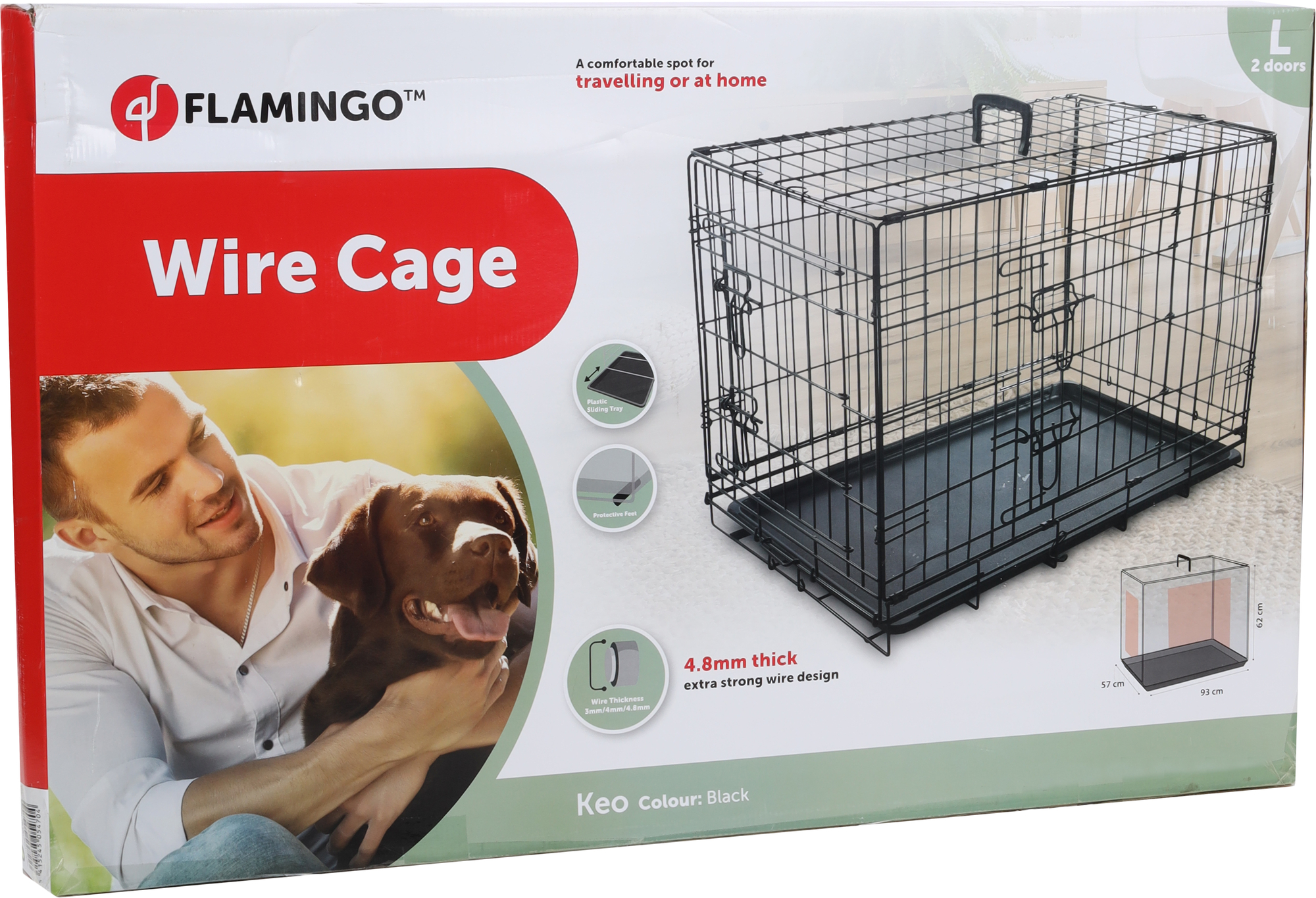 Flamingo Wire cage Keo Black