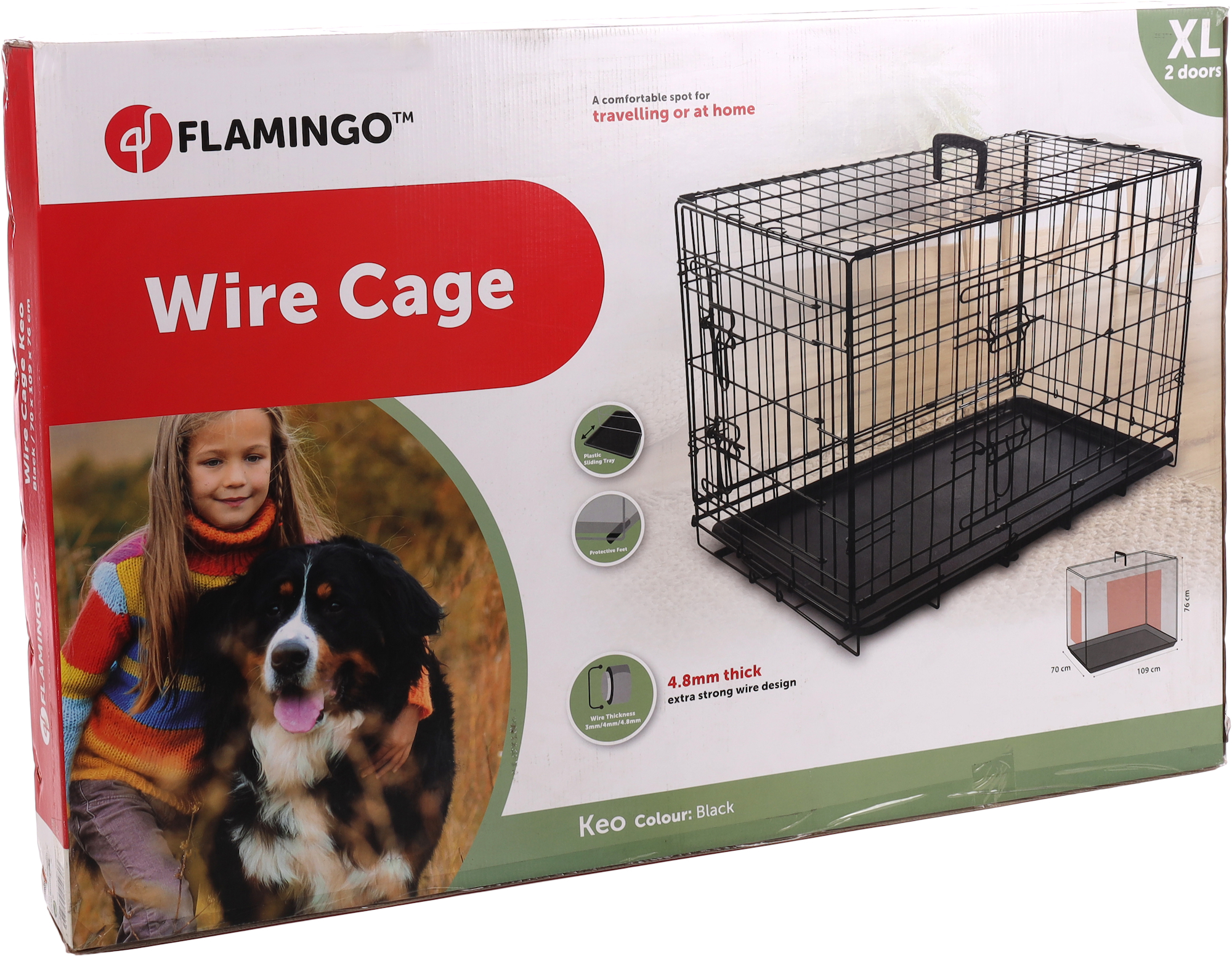 Flamingo Wire cage Keo Black
