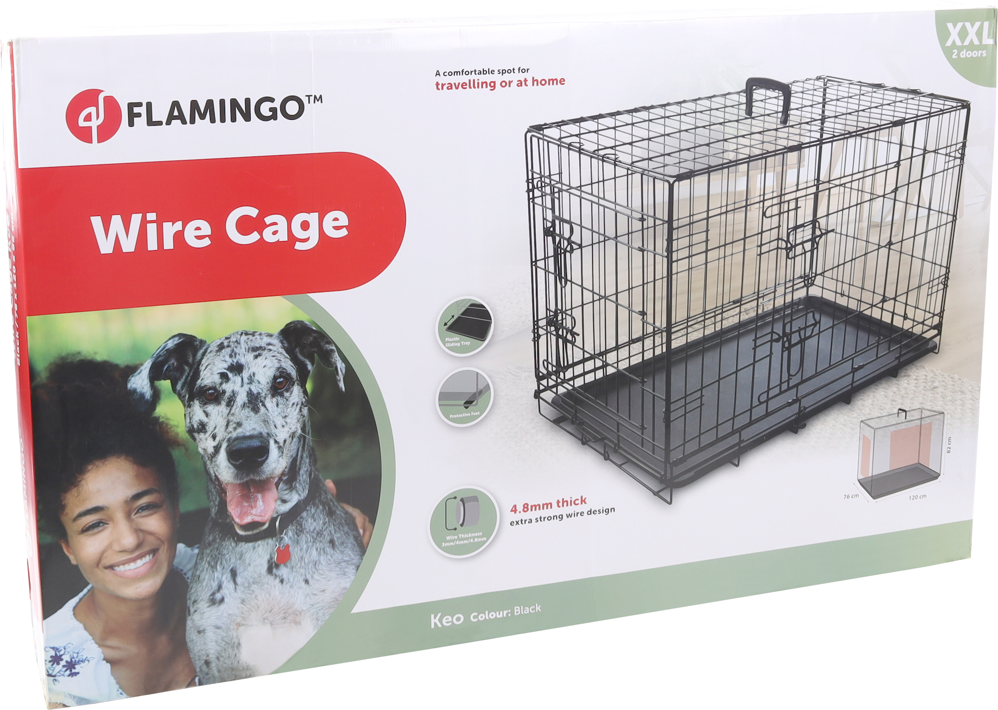 Flamingo Wire cage Keo Black