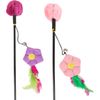 Toy Happy Flower Dangler Flower Pompom Multiple colours Dangler, Flower, Pompom / 