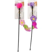 Flamingo Toy Happy Flower Dangler Flower Pompom Multiple colours