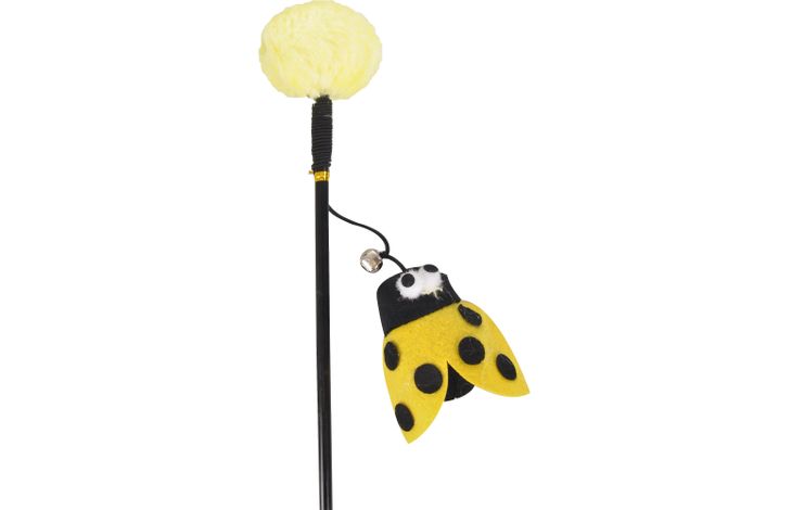 Flamingo Toy Happy Bug Dangler Ladybug Pompom Multiple colours
