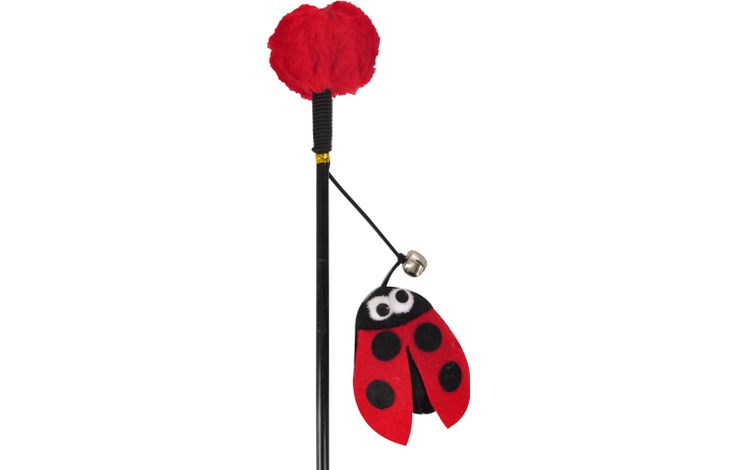 Flamingo Toy Happy Bug Dangler Ladybug Pompom Multiple colours