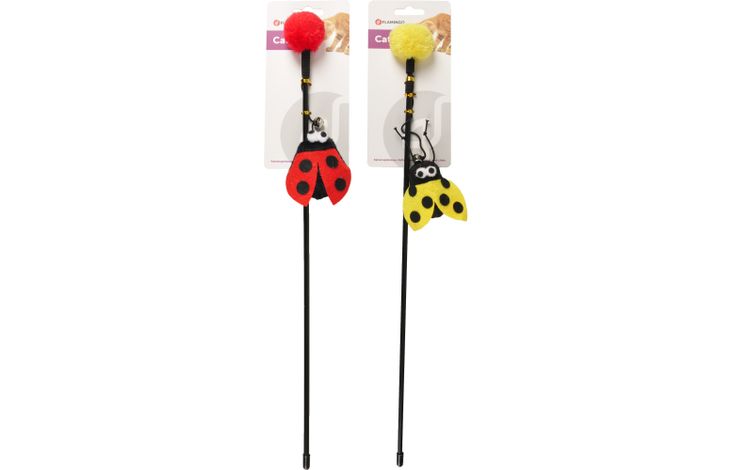 Flamingo Toy Happy Bug Dangler Ladybug Pompom Multiple colours