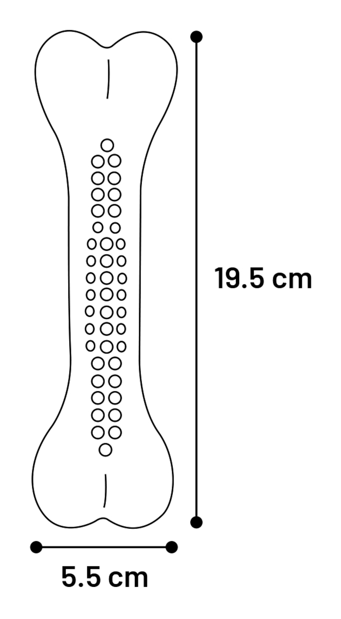 Flamingo Toy Boney Bone with vanilla flavour
