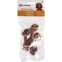 Flamingo Snack Duetto Geknoopt Been met kip & Kaas 