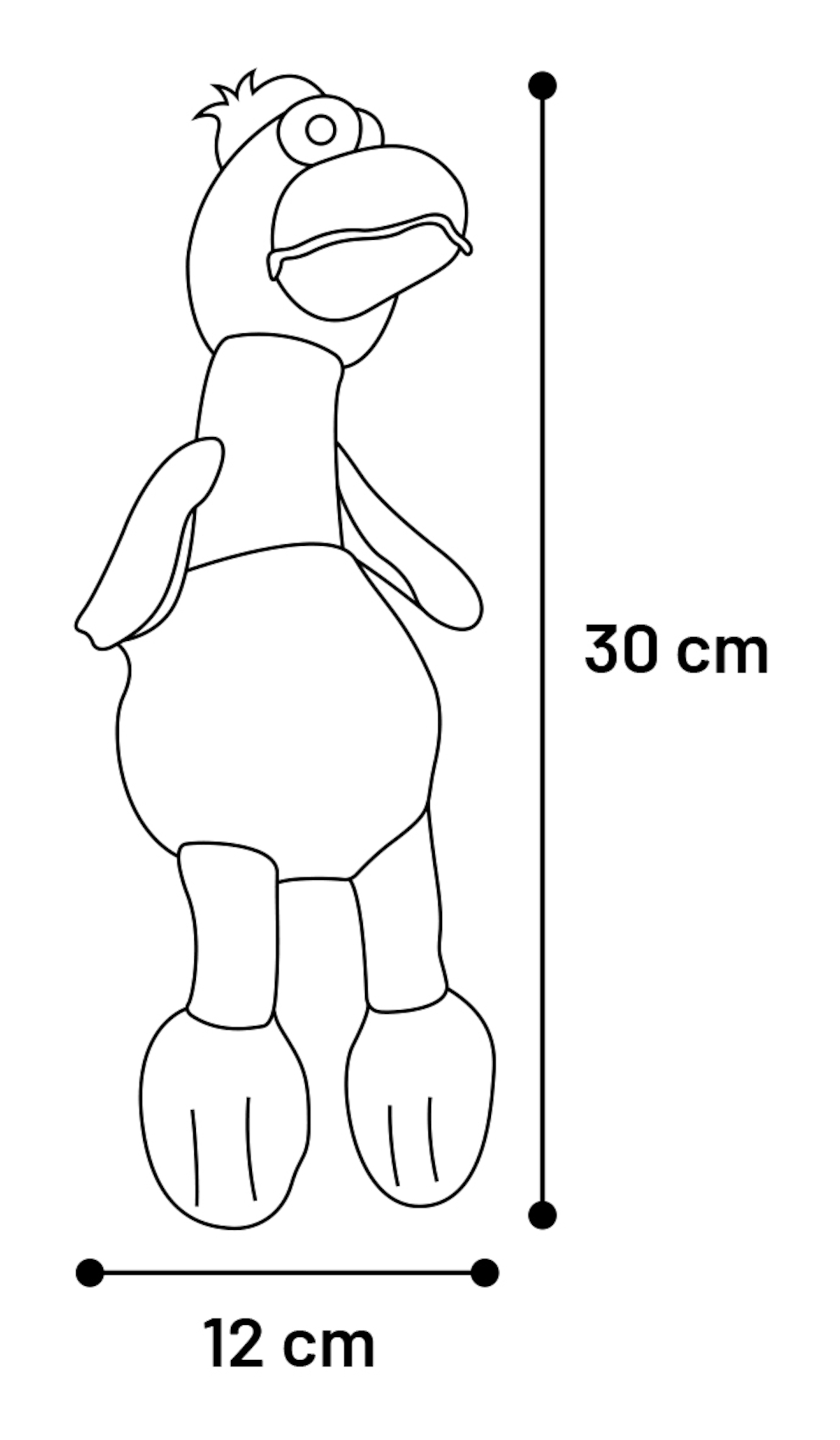 Flamingo Giocattolo Tangy Anatra Verde