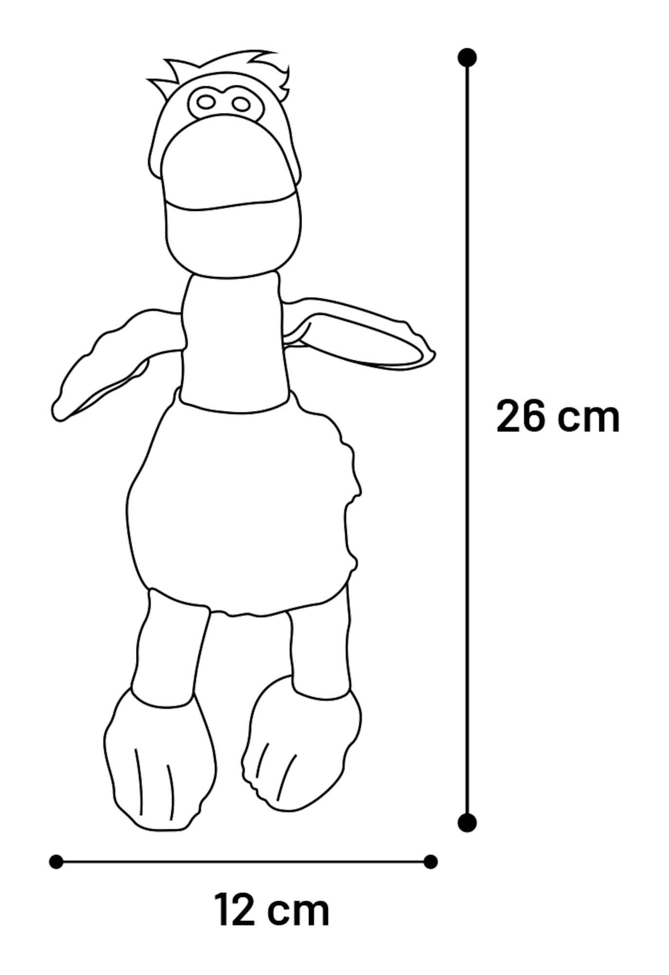 Flamingo Toy Brendon Duck Light yellow