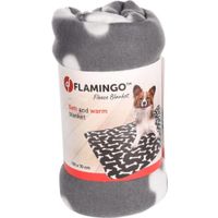 Flamingo Blanket Milda Rectangle Grey
