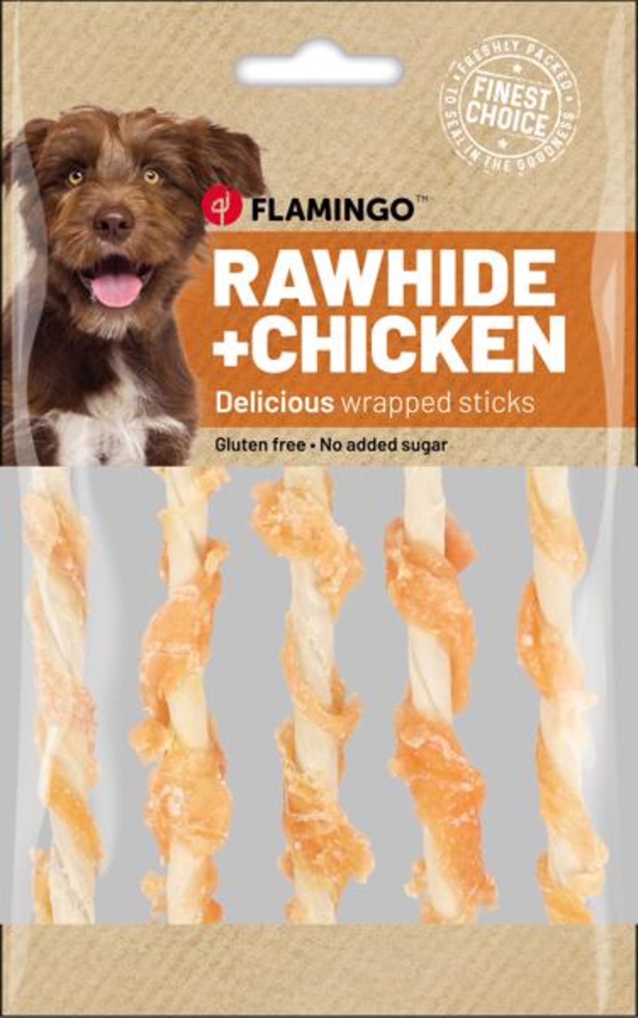 Flamingo Snacks R'Hide Stick  with chicken 12cm 11gr / 6 pcs 65gr