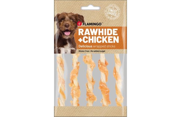 Flamingo Snacks R'Hide Stick  with chicken 12cm 11gr / 6 pcs 65gr