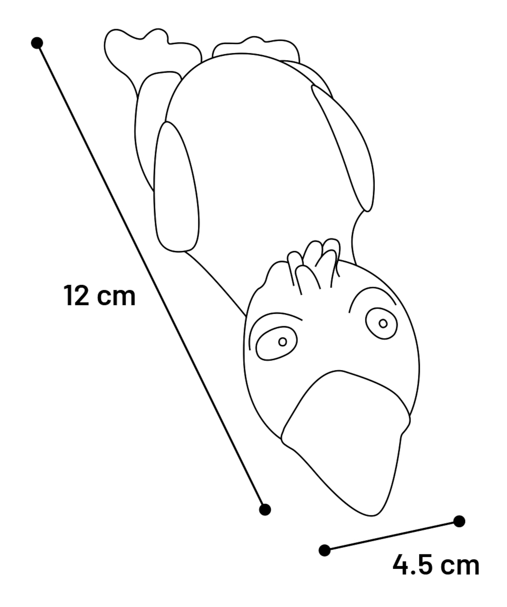 Flamingo Spielzeug Sky Dive Huhn & Hahn & Ente & Papagei Mehrere Farben