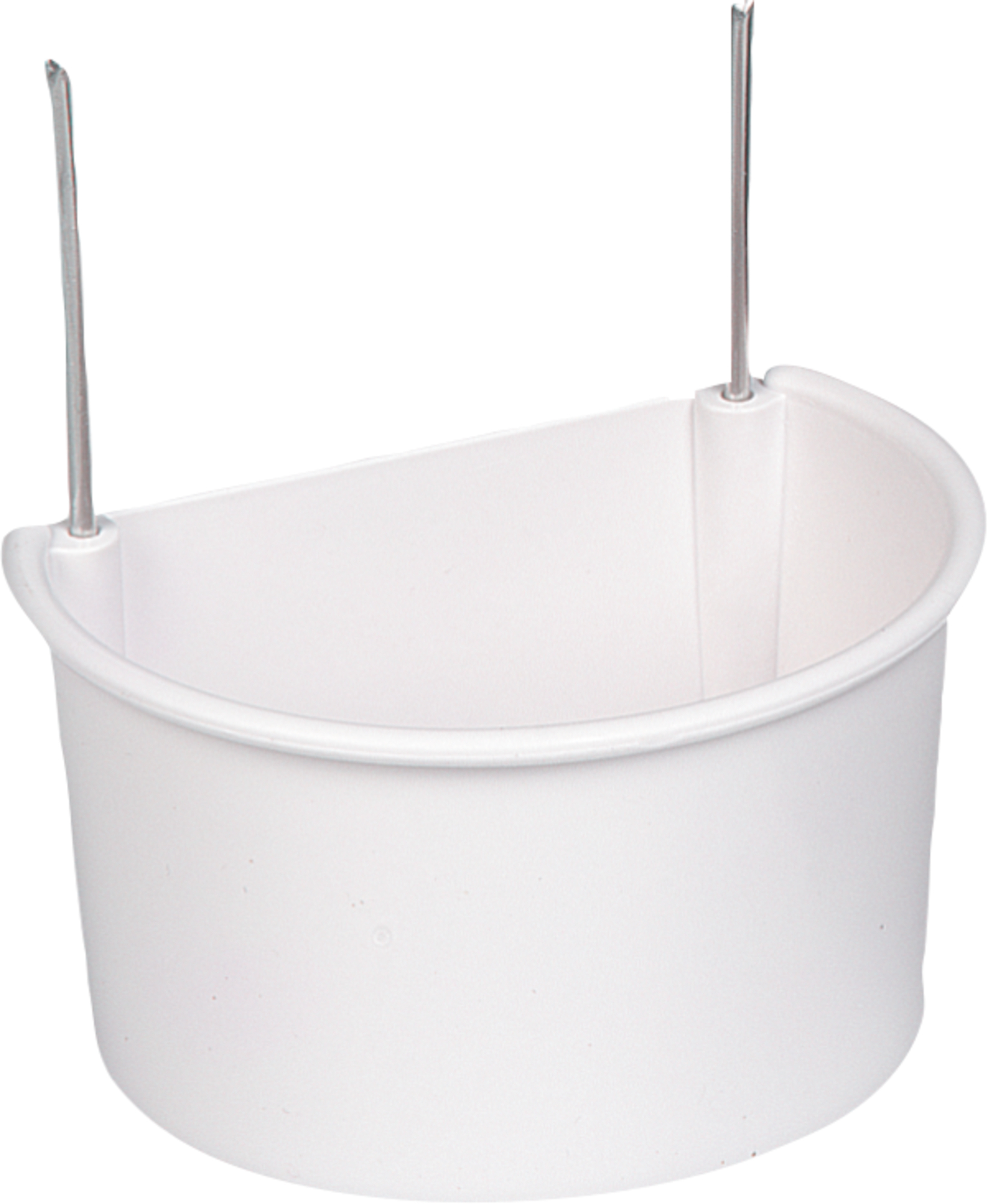 Flamingo Seed and water cup Yori Half round White