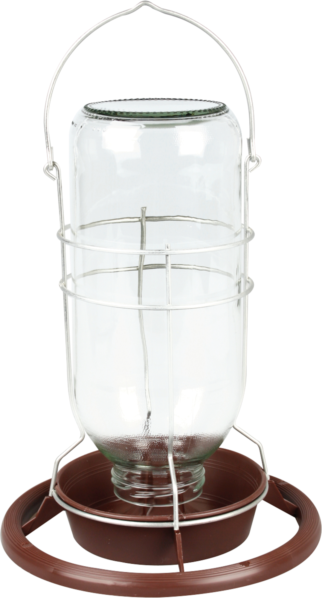 Flamingo Distributore automatico di acqua e cibo con gradino Disi Bordeaux