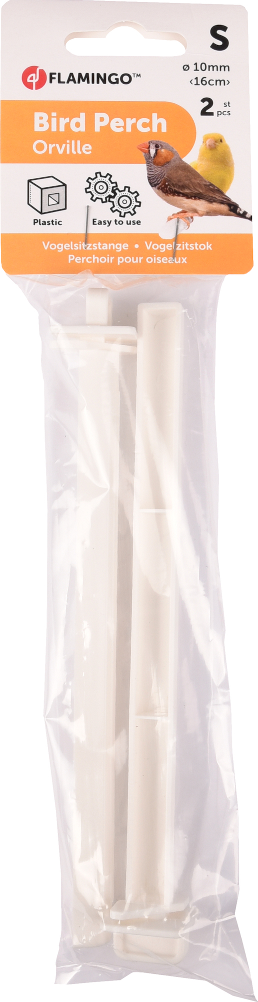 Flamingo Posatoio Orville Bianco - Plastica