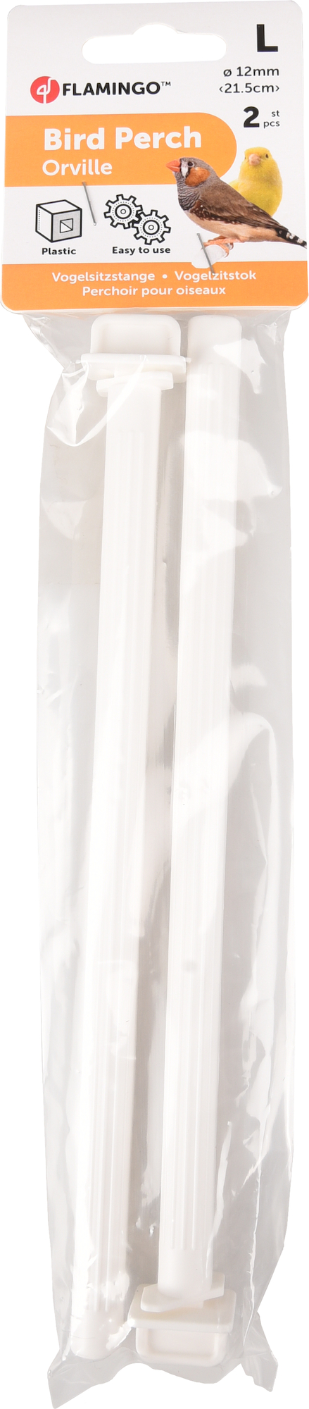 Flamingo Perch Orville White - Plastic