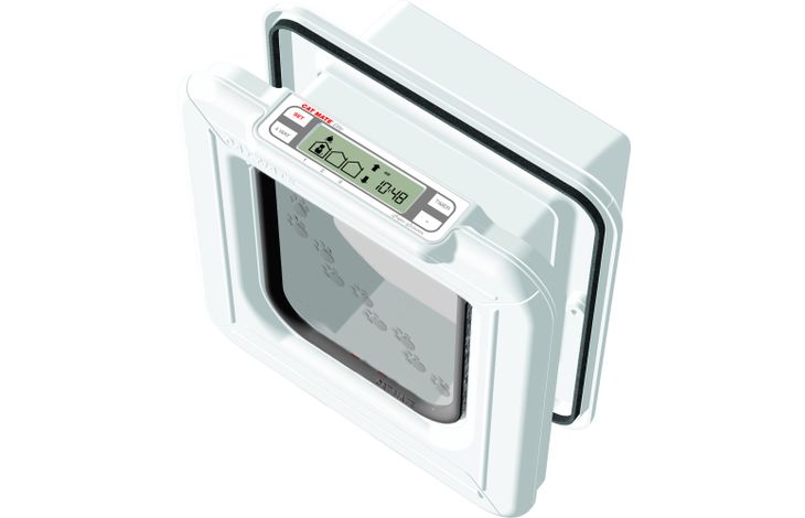 Pet Mate® Tür  Elite Cat Mate Weiß