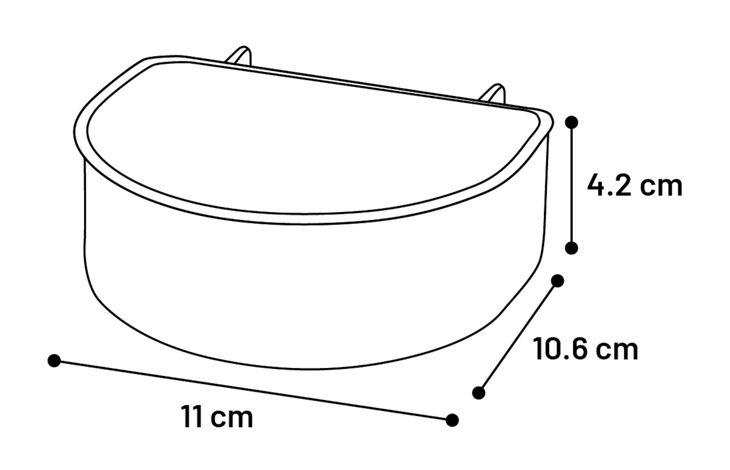 Flamingo Ciotola per cibo e acqua Nomad & Lanta Crema