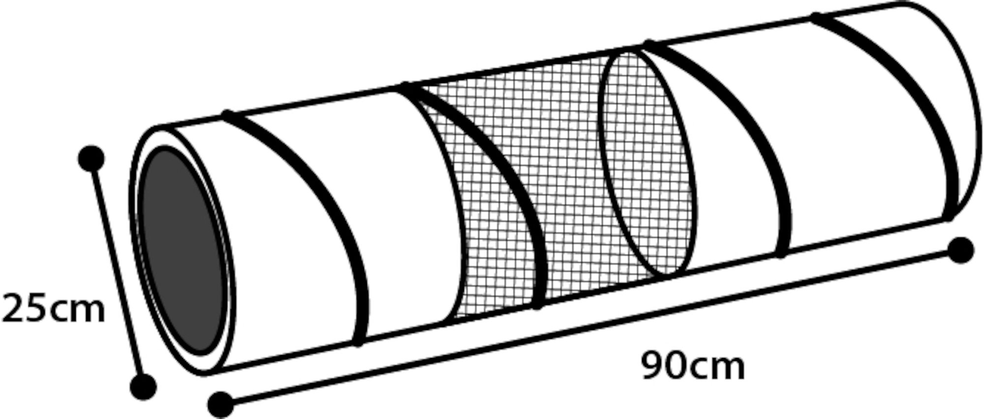 Flamingo Toy Ivan Tunnel Fluo green