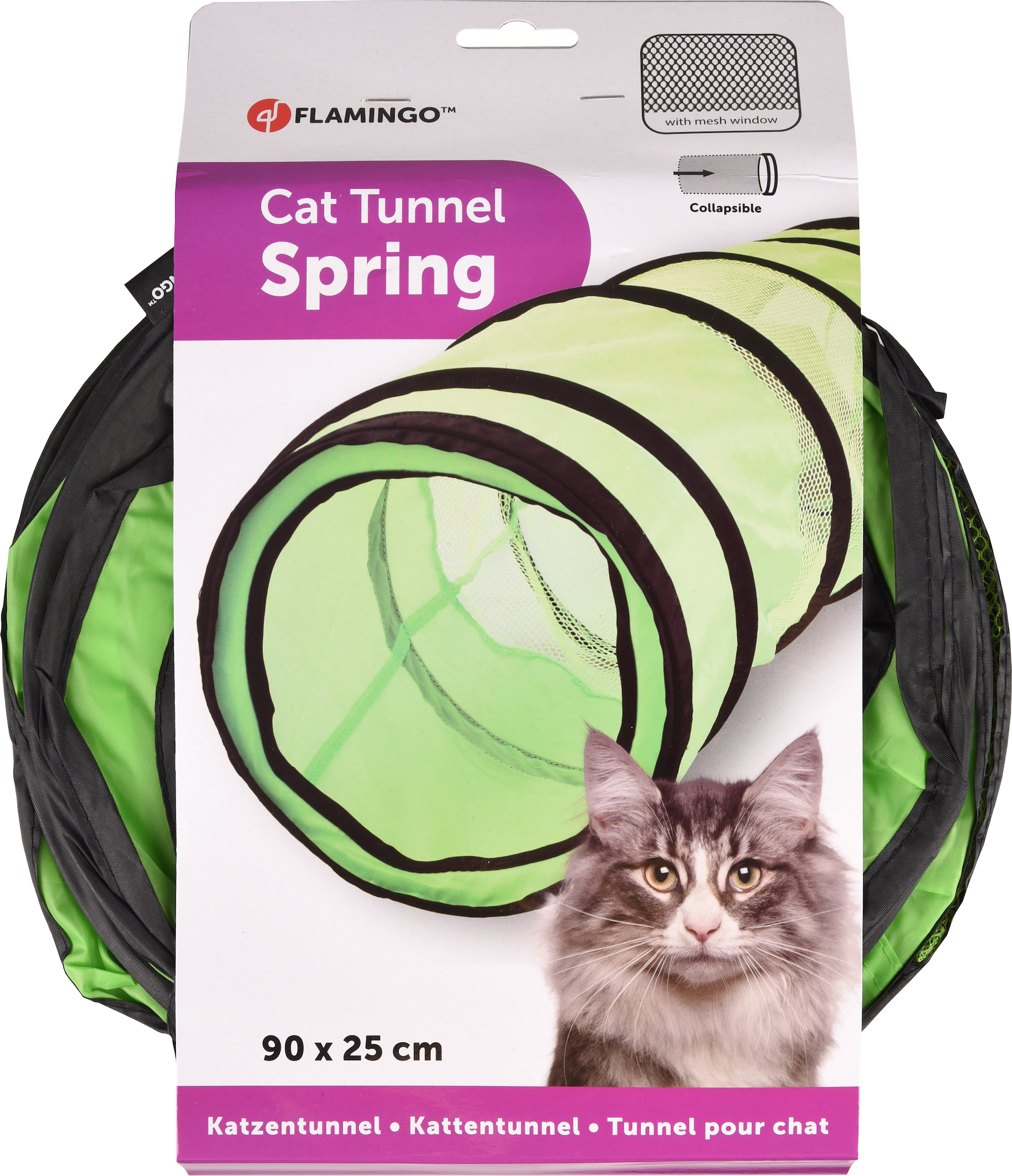 Flamingo Toy Ivan Tunnel Fluo green