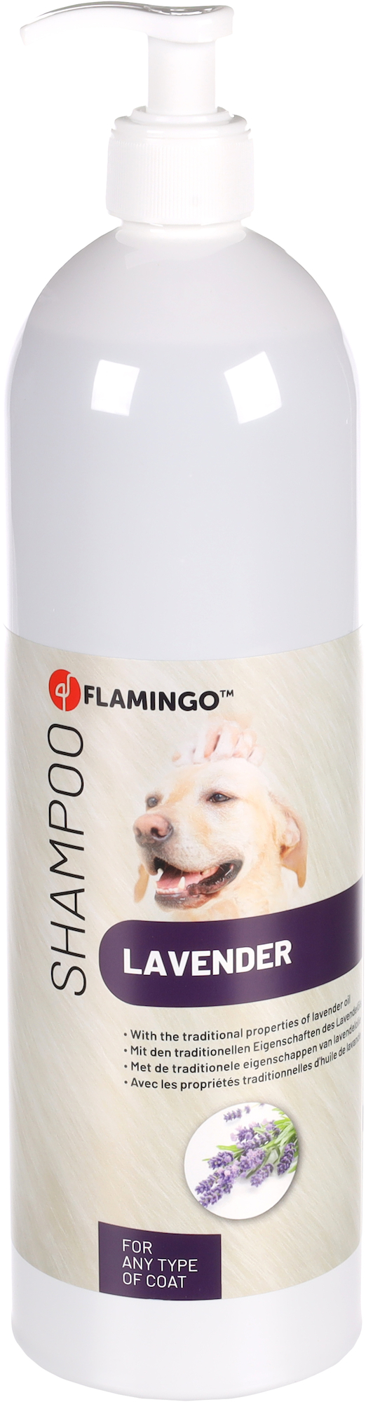 Shampoo with lavender scent Any coat type 1 L 1030866 Flamingo Pet Products