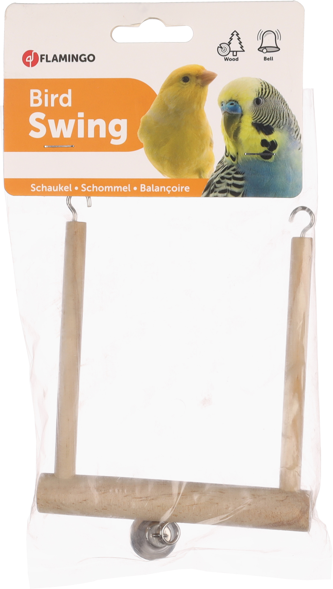 Flamingo Vogelspeelgoed Schommel  Bruin