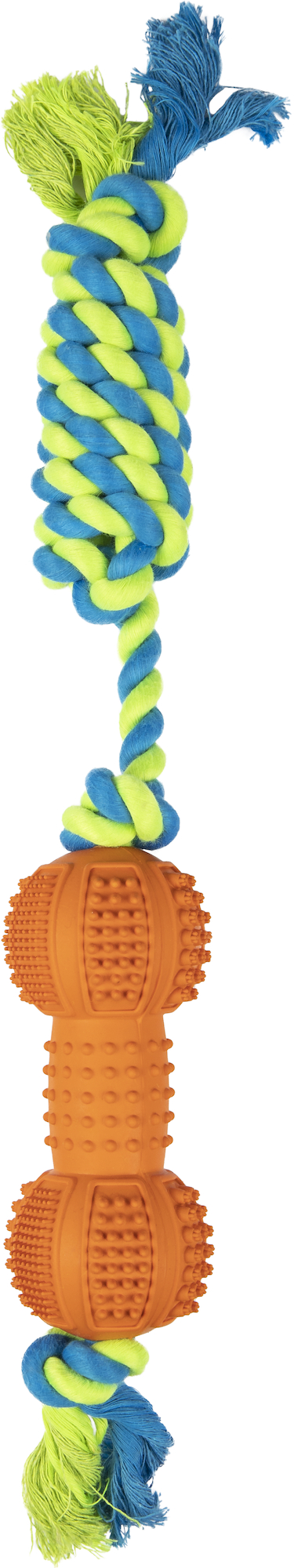 Flamingo Toy Ruffus Dumbbell Twist with rope Multiple colours