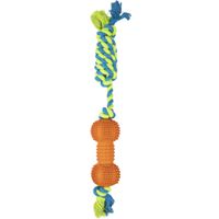 Flamingo Toy Ruffus Dumbbell Twist with rope Multiple colours