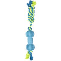 Flamingo Toy Ruffus Dumbbell Twist with rope Multiple colours